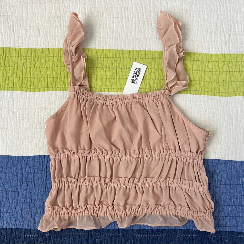 Steve Madden - SWEET AND GO TOP IN PALE PINK